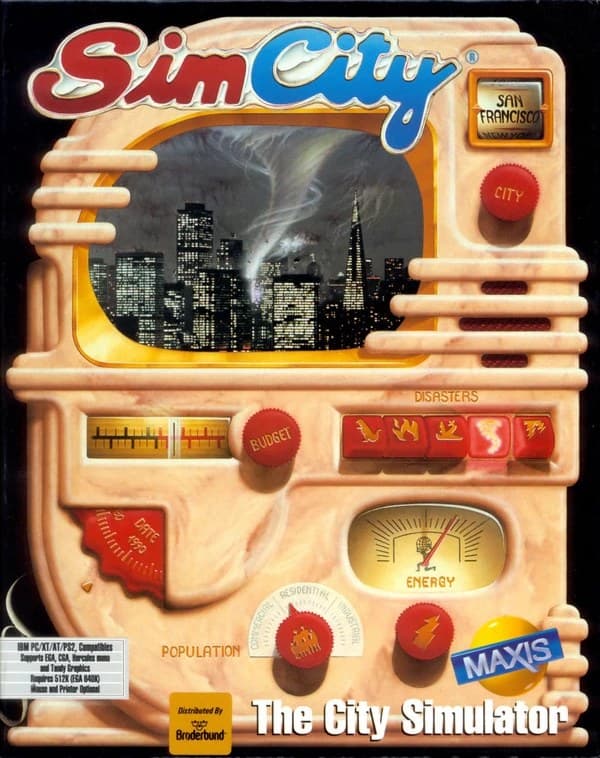 SimCity box cover